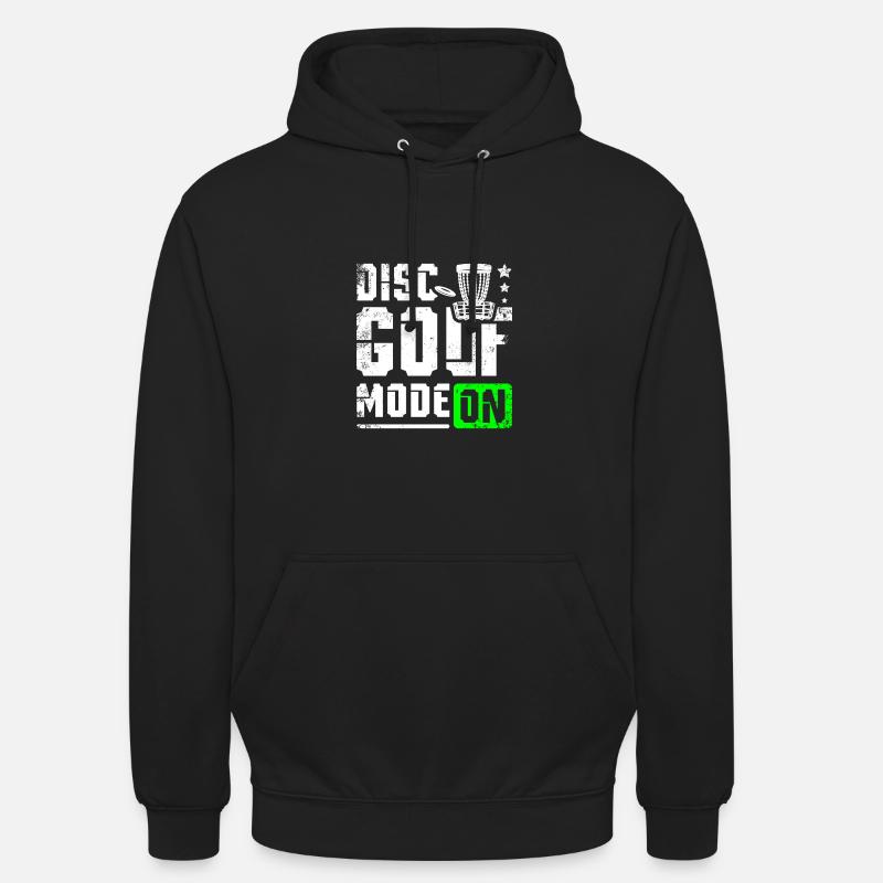 Disques golf mode sur - Sweat-shirt à capuche unisexe - noir