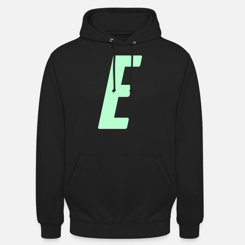 E - Sweat-shirt à capuche unisexe - noir
