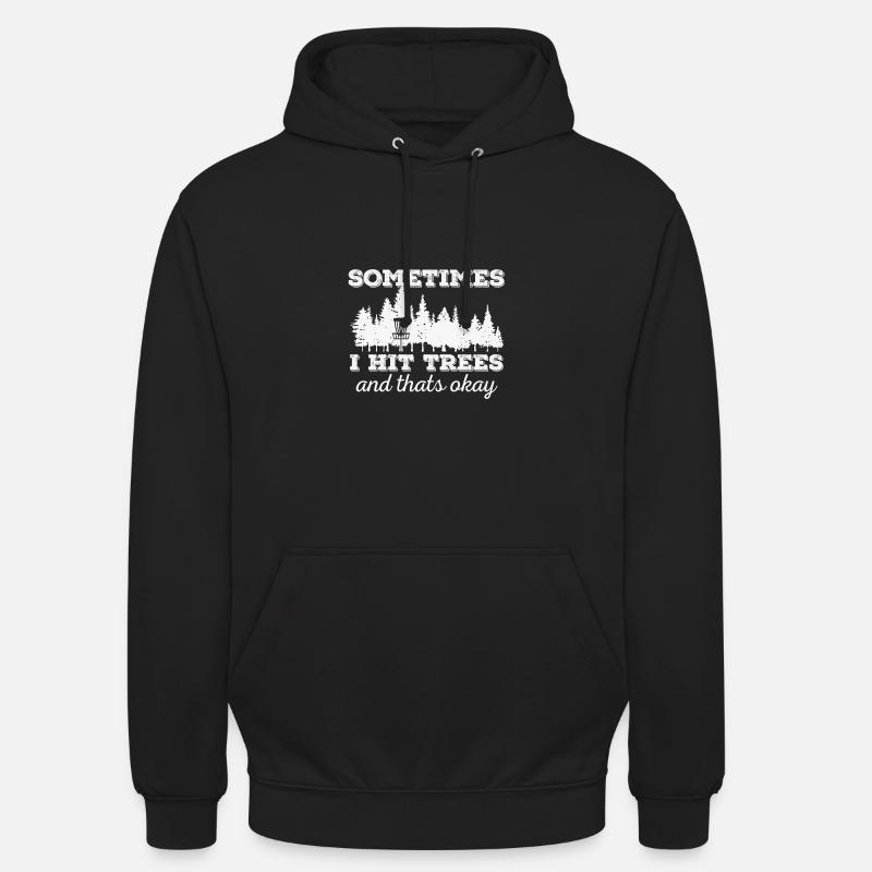 Discgolf Disc Golf Frisbeescheibe discgolf - Sweat-shirt à capuche unisexe - noir
