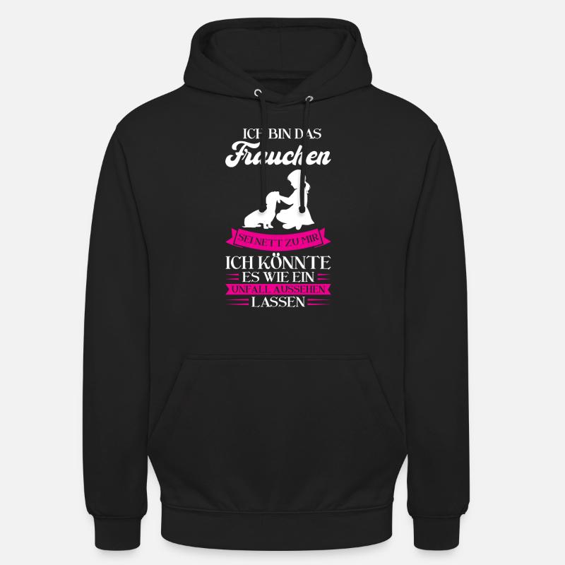 Dackel Hund Dachshunde Geschenk - Unisex Hoodie - Schwarz