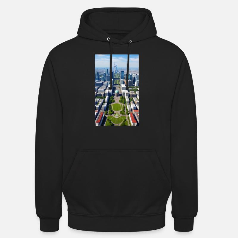 Berlin en 2030 - Sweat-shirt à capuche unisexe - undefined