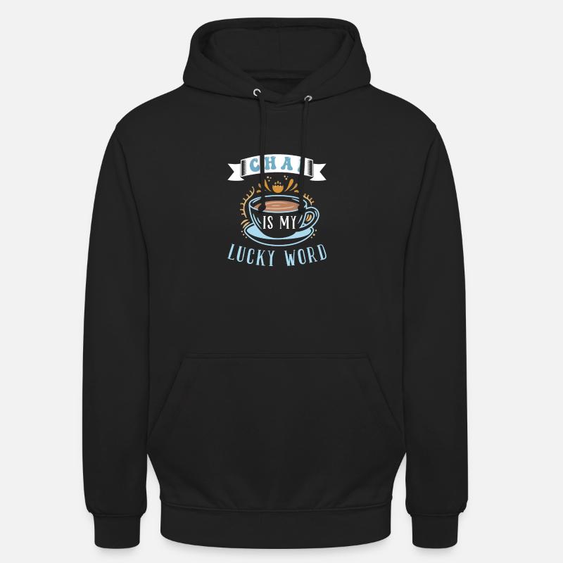 Chai Latte Tee trinken Teetrinker - Unisex Hoodie - Schwarz