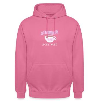 Chai Latte Tee trinken Teetrinker - Unisex Hoodie - Pink - Vorne - Alina (178cm) & Michal (187cm)