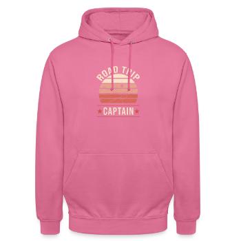 Road Trip - Unisex Hoodie - Pink - Vorne - Alina (178cm) & Michal (187cm)