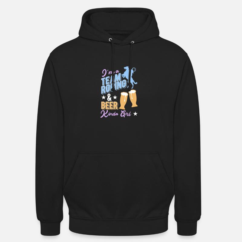 Équipe Roping - Sweat-shirt à capuche unisexe - noir