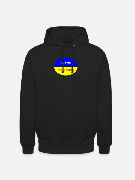 together with Ukraine - Unisex Hoodie - black