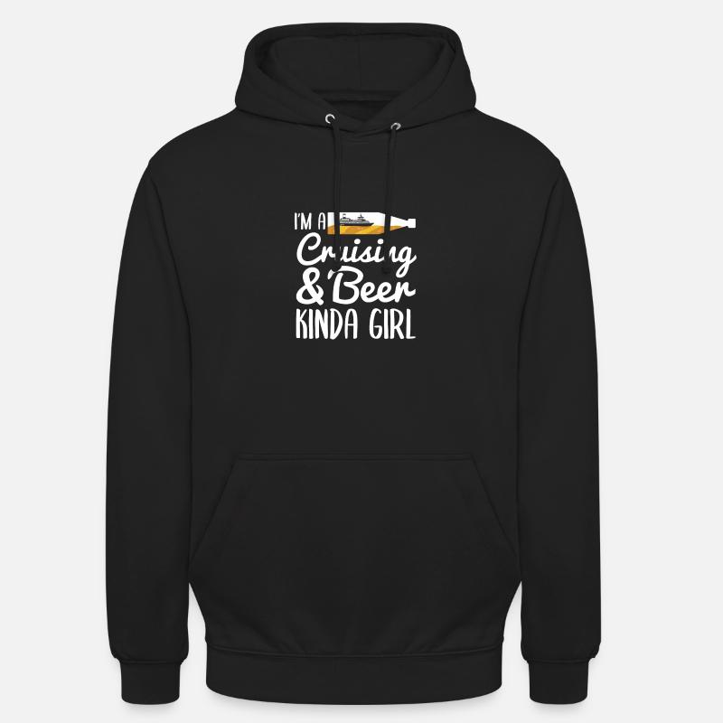 Bateau de croisière - Sweat-shirt à capuche unisexe - noir