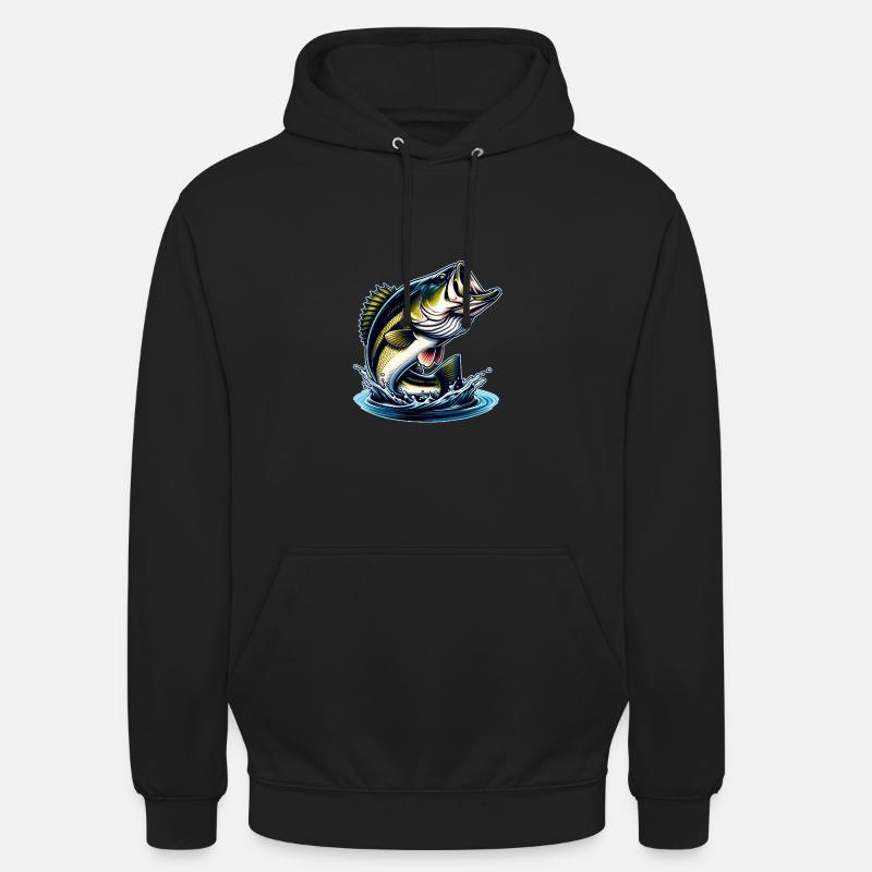 Springender Barsch - Unisex Hoodie - Schwarz