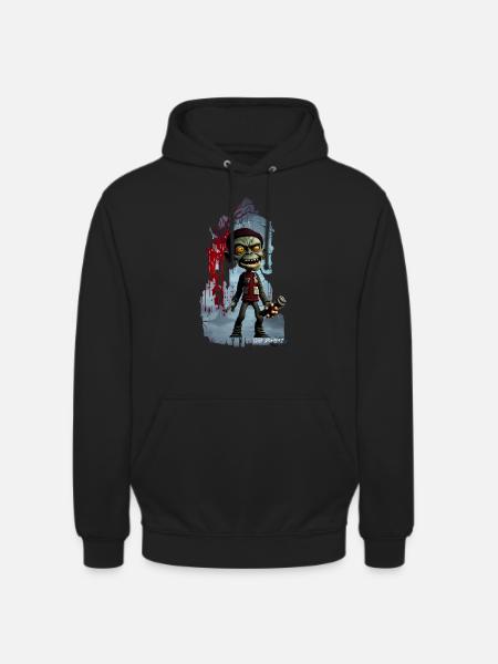 Cute Zombie Red Zane - Unisex Hoodie - Schwarz
