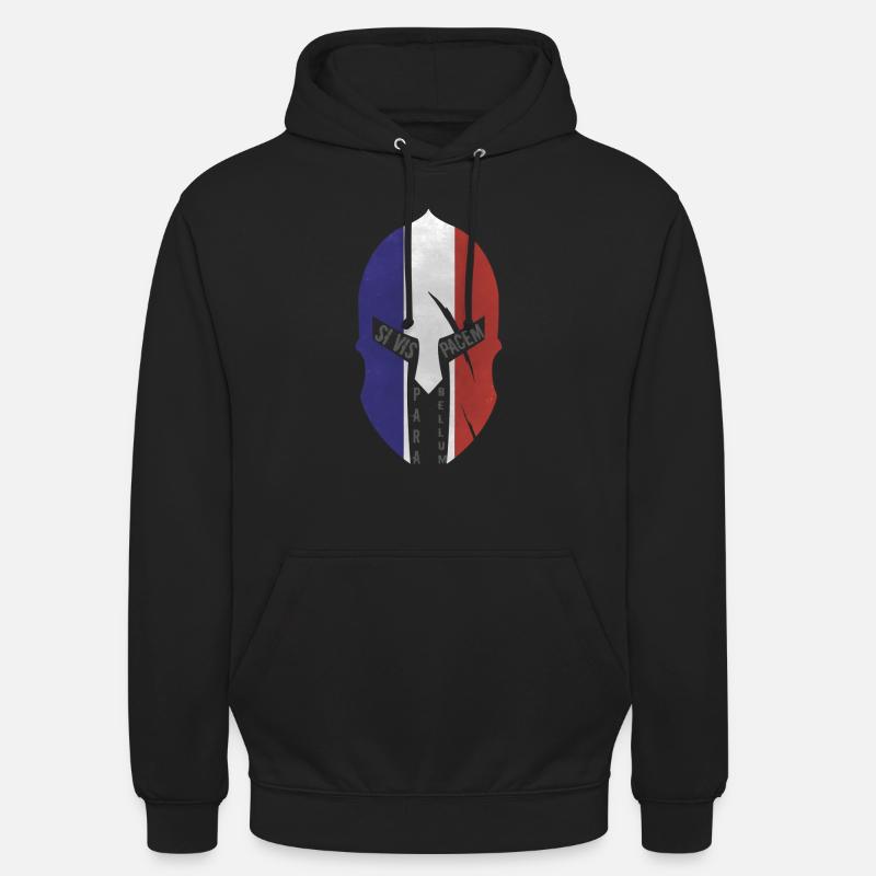 spartan si vis pacem - Sweat-shirt à capuche unisexe - noir