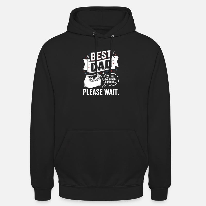 Best Dad: Loading Dad Jokes - Unisex Hoodie - black