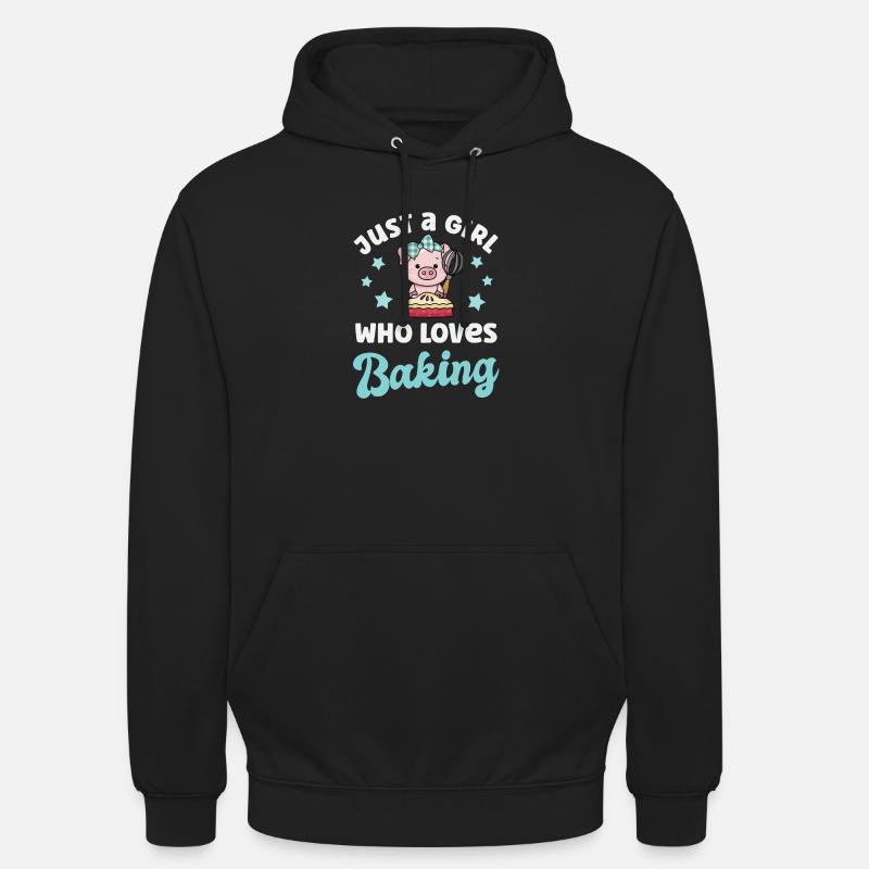 Backen Bäckerin - Unisex Hoodie - Schwarz