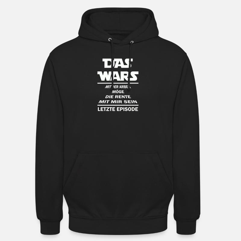 Rente Spruch - Unisex Hoodie - Schwarz