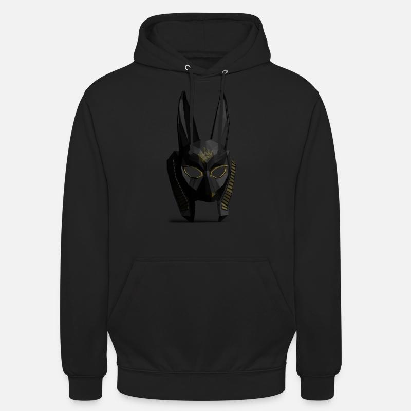 Anubis - Sweat-shirt à capuche unisexe - noir