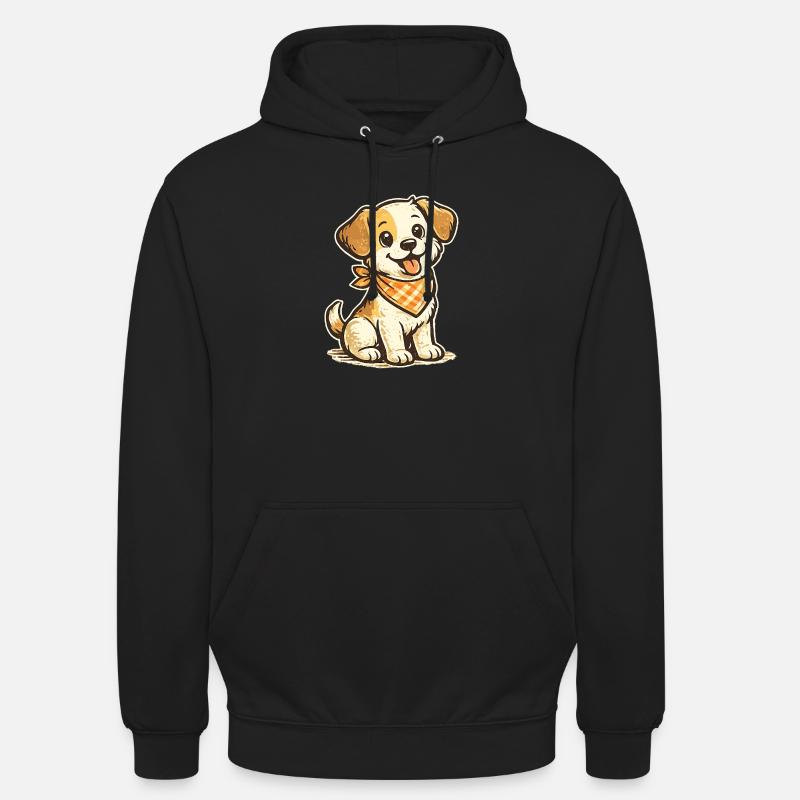 canine - Sweat-shirt à capuche unisexe - noir