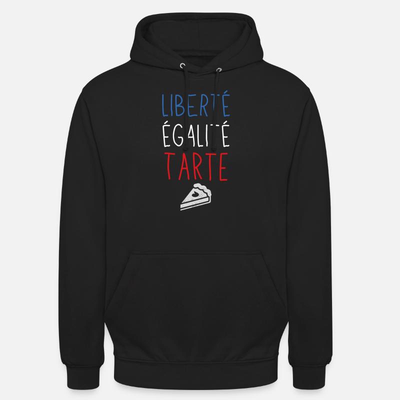 Libéré égalité tarte - Sweat-shirt à capuche unisexe - noir