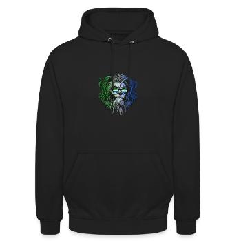 Sierra Leone - Unisex Hoodie - black - Front - Alina (178cm) & Michal (187cm)
