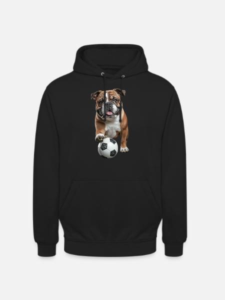 Bulldogge - Unisex Hoodie - Schwarz