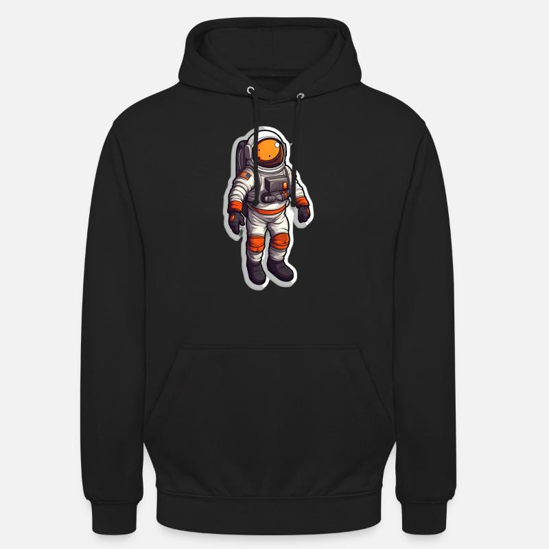Proximité de l’espace - Sweat-shirt à capuche unisexe - noir