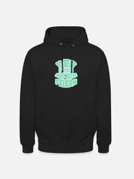 Feiern Denis - Unisex Hoodie - Schwarz
