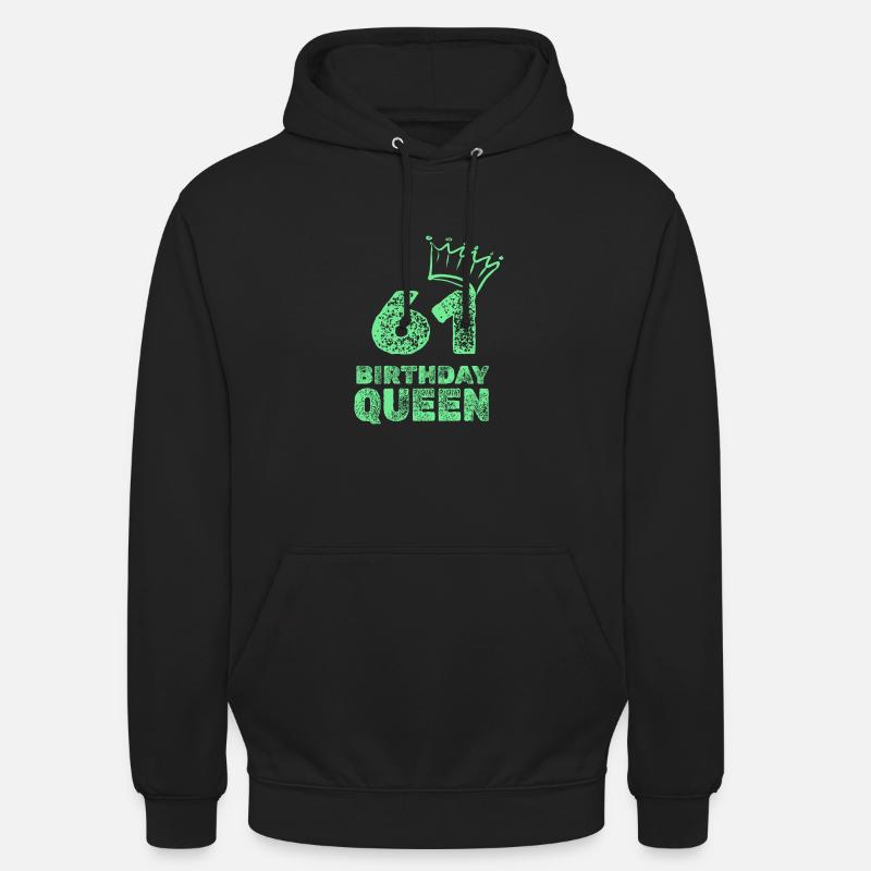 Geburtstag 61 - Unisex Hoodie - Schwarz
