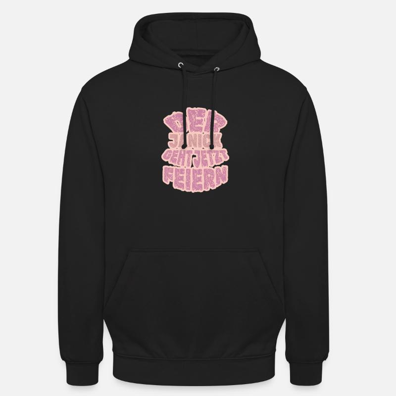 Janick Janick - Sweat-shirt à capuche unisexe - noir
