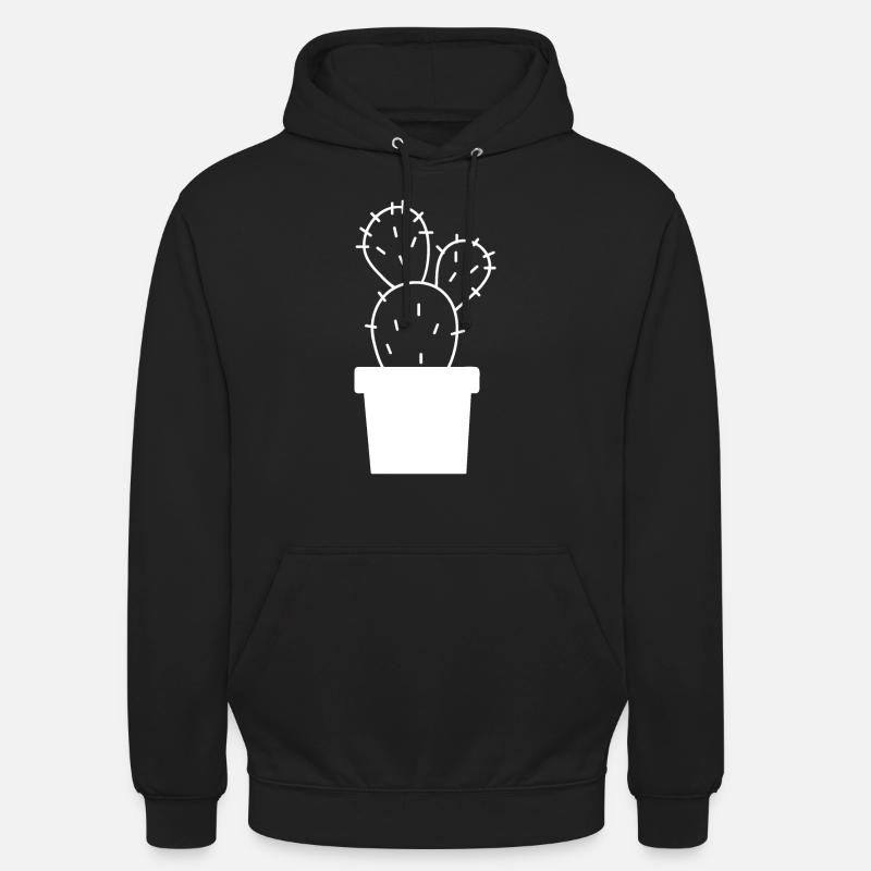 Kaktus - Unisex Hoodie - Schwarz