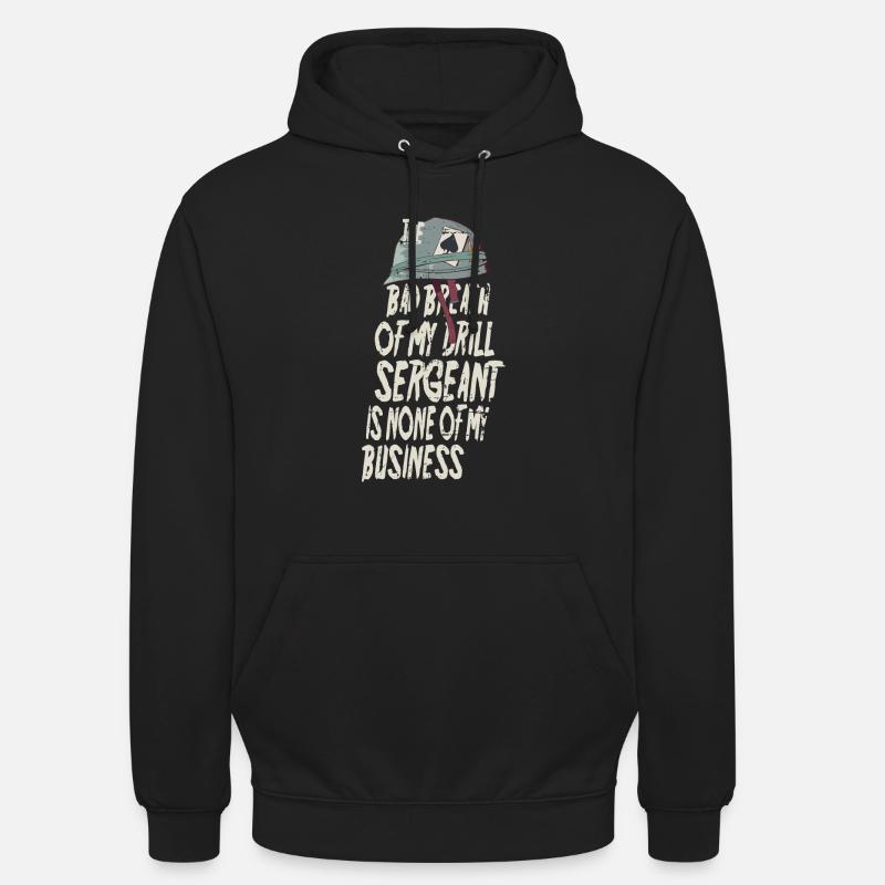 Drill Sergeant Bad Breath - Unisex Hoodie - black
