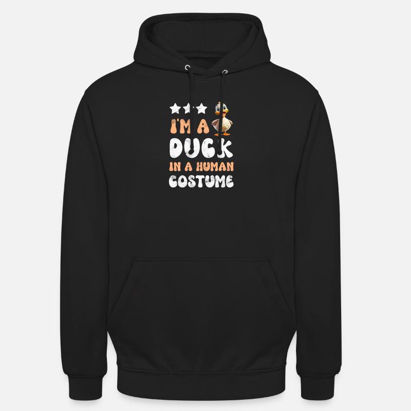 Canards canards - Sweat-shirt à capuche unisexe - noir