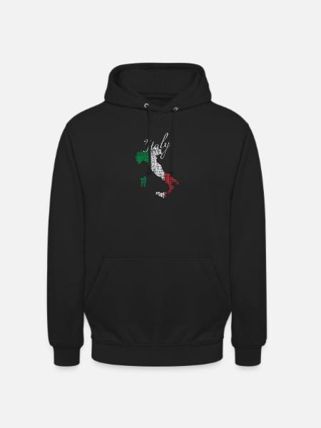 Italienische Silhouette mit Script - Unisex Hoodie - Schwarz