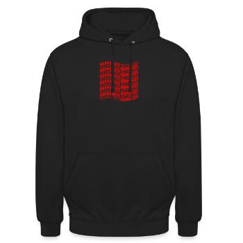 Happy Wife Happy Life Engagement Marriage - Unisex Hoodie - Schwarz - Vorne - Alina (178cm) & Michal (187cm)