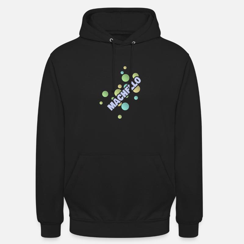 Université de Machello - Sweat-shirt à capuche unisexe - noir