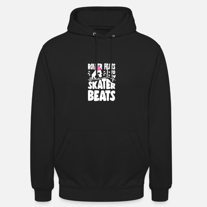 Exploits de patinage à roulettes pour les cadeaux de patineur - Sweat-shirt à capuche unisexe - noir