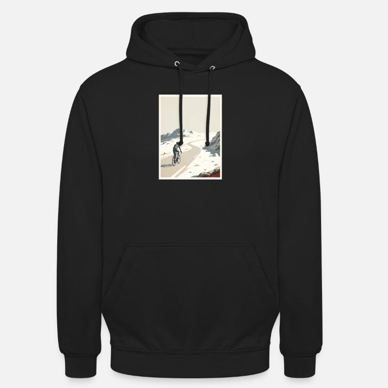 Summit Road - Souvenir du cyclisme - Sweat-shirt à capuche unisexe - noir