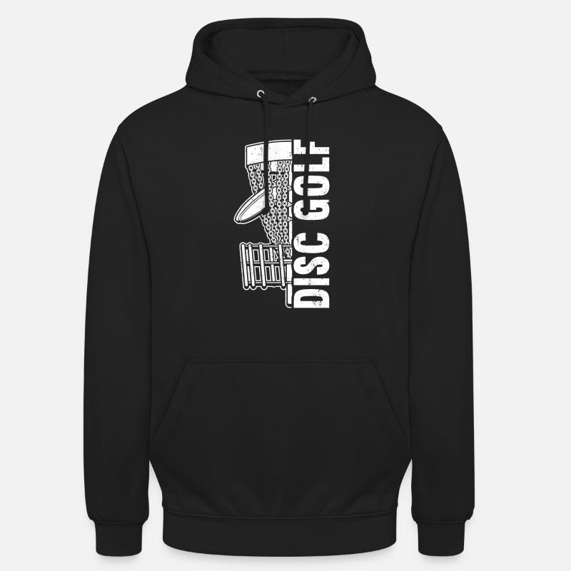 Disc Golf Disc Golfing - Sweat-shirt à capuche unisexe - noir