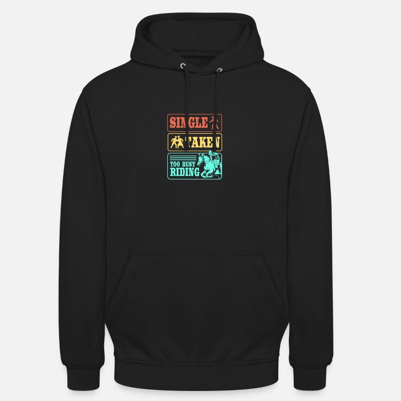Springreiten Springpferd - Unisex Hoodie - Schwarz