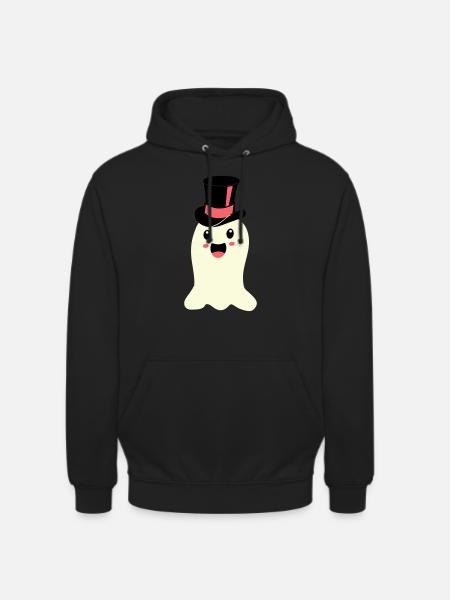 geist - Sweat-shirt à capuche unisexe - noir