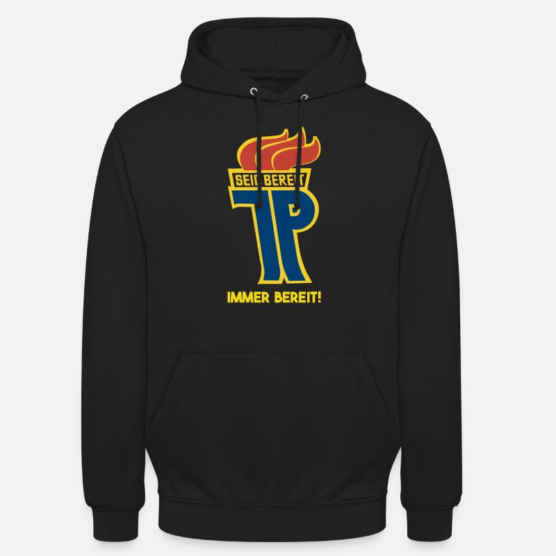 DDR Pionier Ostalgie Geschenkidee - Unisex Hoodie - Schwarz
