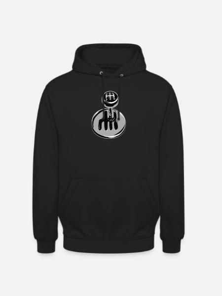 Gear shift - car sport - Unisex Hoodie - black