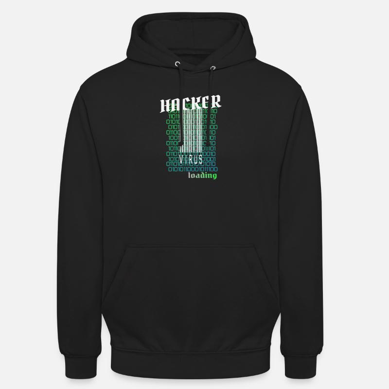Anonymous, hacker - Unisex Hoodie - black