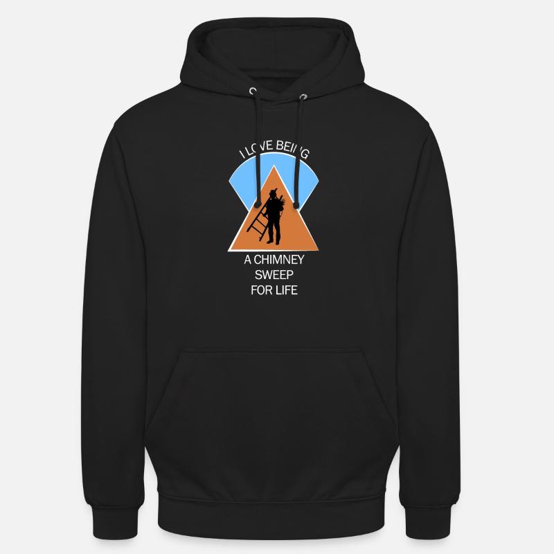 Ramoneur Ramoneur Ramoneur - Sweat-shirt à capuche unisexe - noir