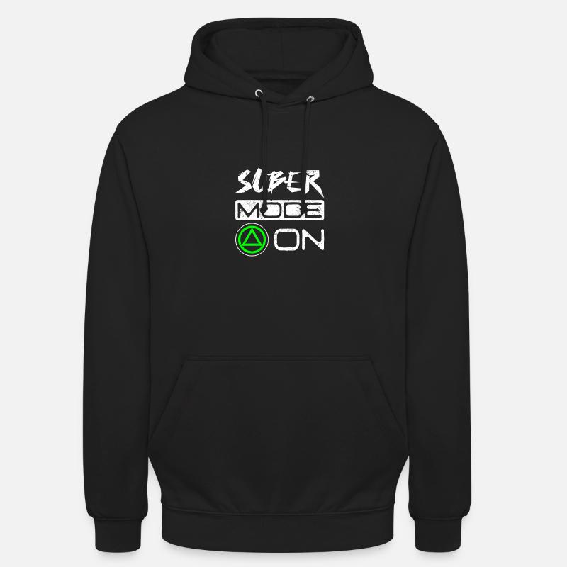 Sobriété Mode sobre activé - Sweat-shirt à capuche unisexe - noir