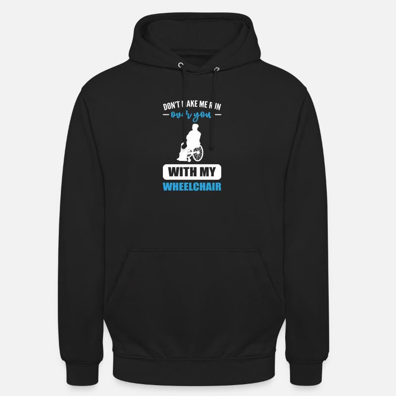 Rollstuhl - Unisex Hoodie - Schwarz