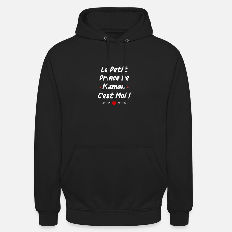 Petite princesse de maman - Sweat-shirt à capuche unisexe - noir