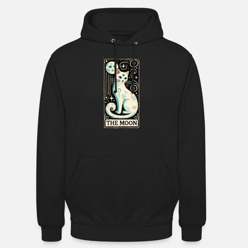 El Tarot de la Luna - Sudadera con capucha unisex - negro