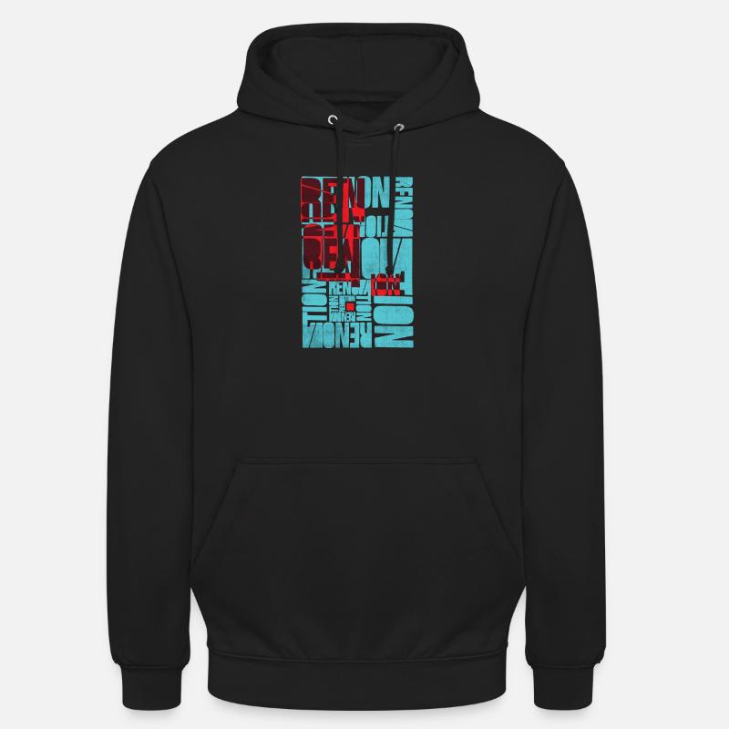 shirt, conception, t-shirt - Sweat-shirt à capuche unisexe - noir