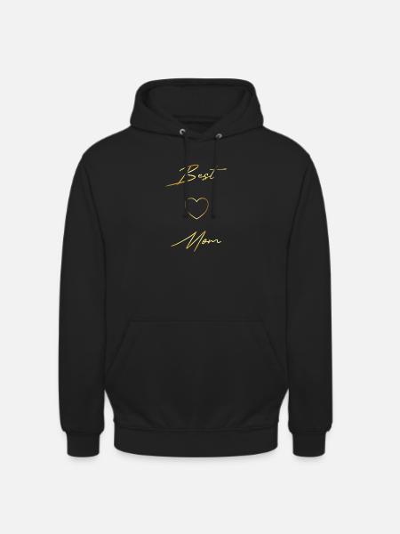 Best Mom gold Design - Unisex Hoodie - black