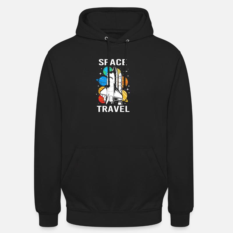 Univers du système solaire - Sweat-shirt à capuche unisexe - noir