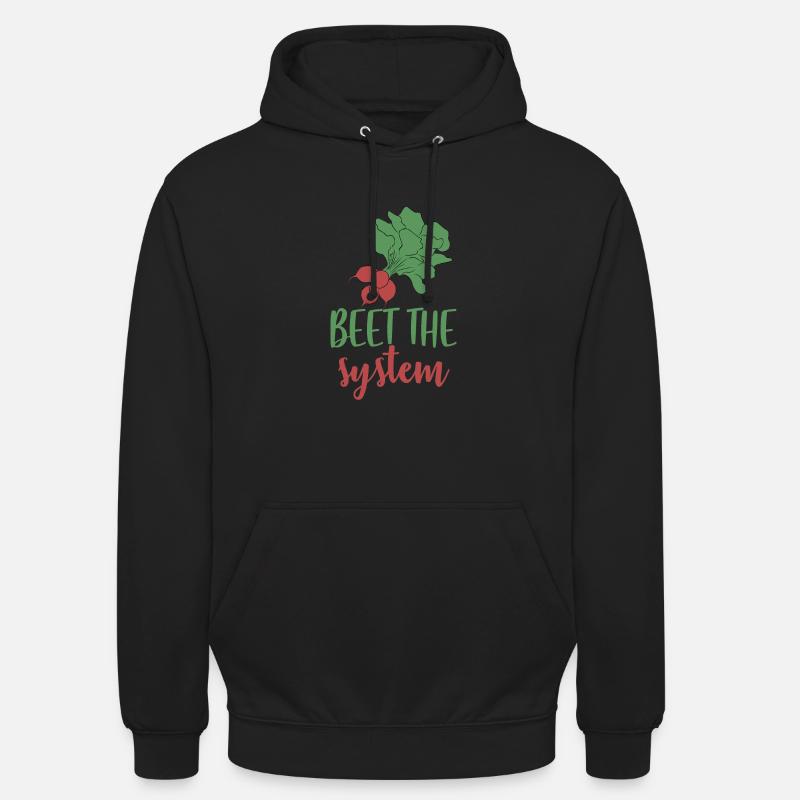 Betterave le système - Sweat-shirt à capuche unisexe - noir
