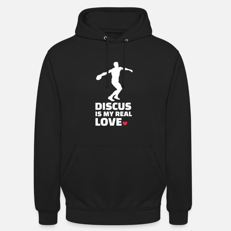 Diskus - Unisex Hoodie - Schwarz